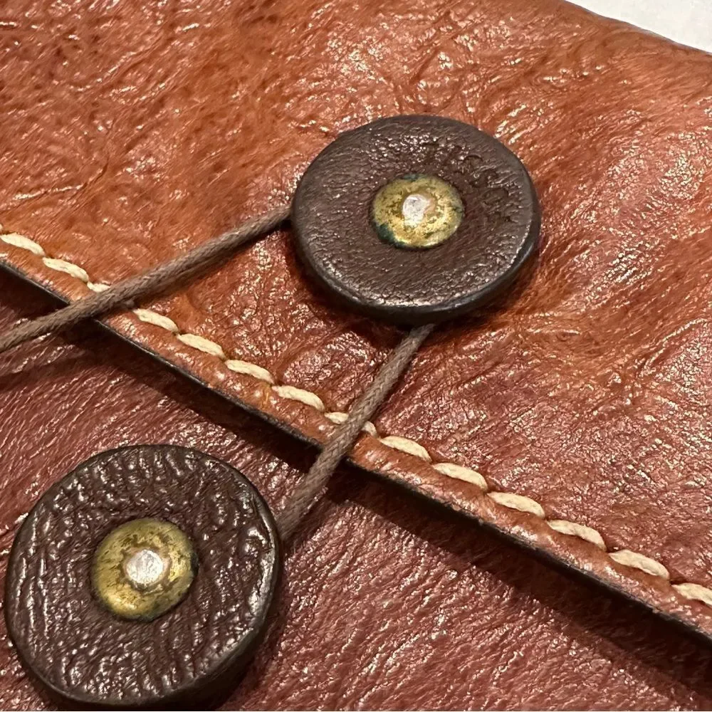 Fossil | vintage Brown Leather tech pouch